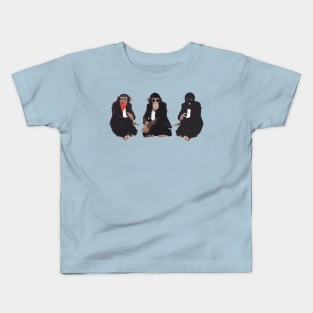 3 not so wise monkeys - Kids T-Shirt